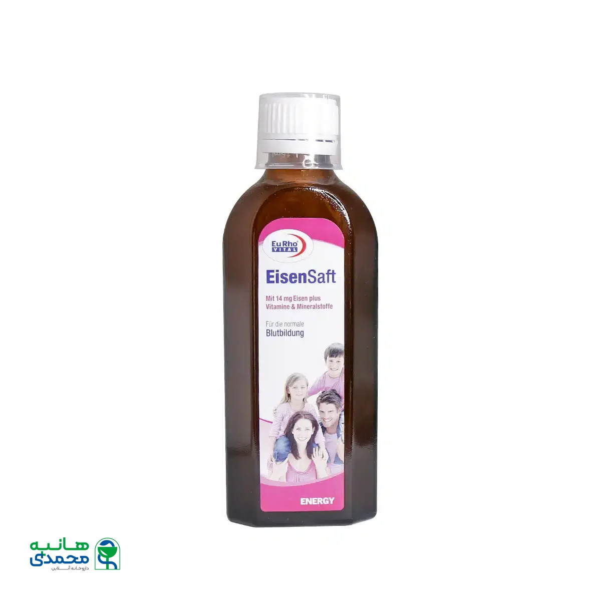 شربت آیزن سافت یوروویتال با طعم تافی 200 میلی لیتر