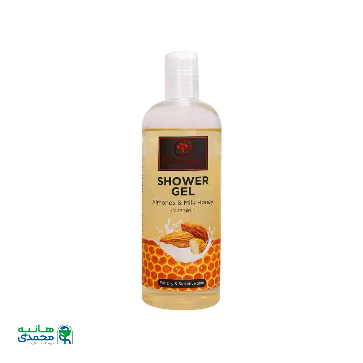 ژل شستشوی شیر عسل و بادام فابریگاس مناسب پوست های خشک و حساس