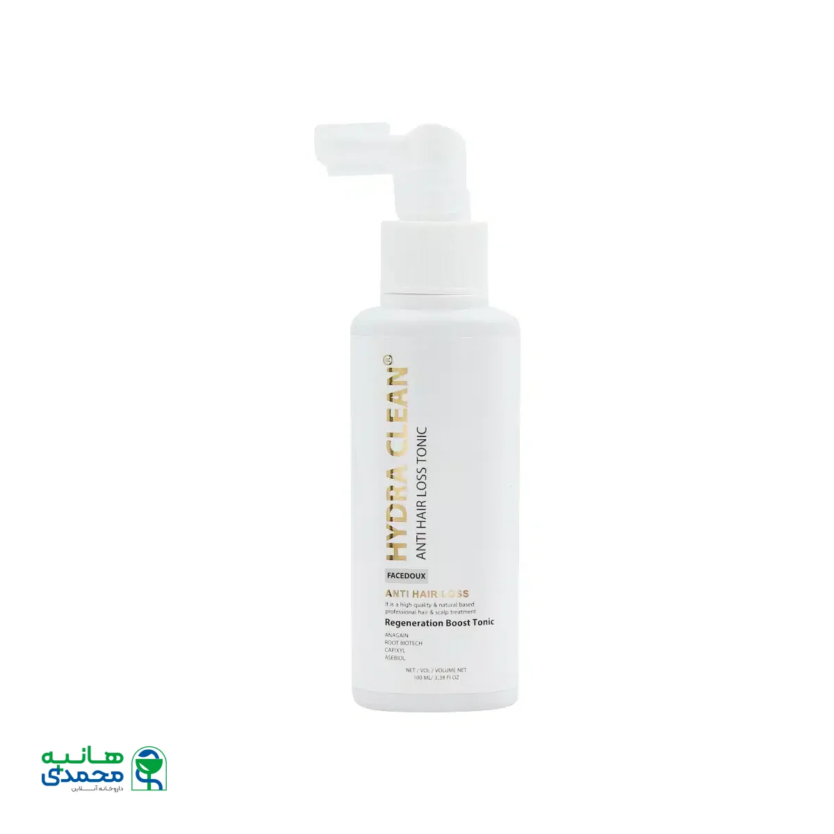 محلول تقویت کننده موی سر هیدراکلین فیس دوکس 100 میلی لیتر