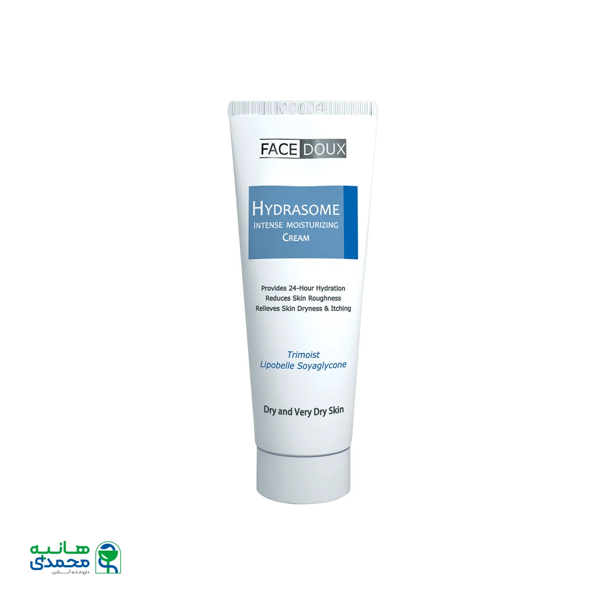 کرم مرطوب کننده قوی هیدرازوم فیس دوکس مخصوص صورت و دست مناسب پوست های خشک و حساس ۵۰ میلی لیتر