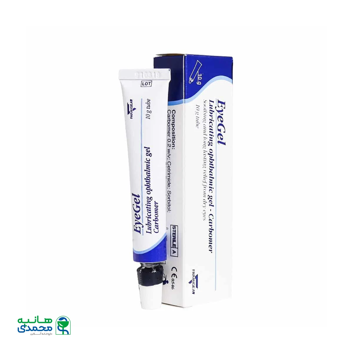 ژل لوبریکانت اشک مصنوعی آی ژل فارمیجیا 10 گرم