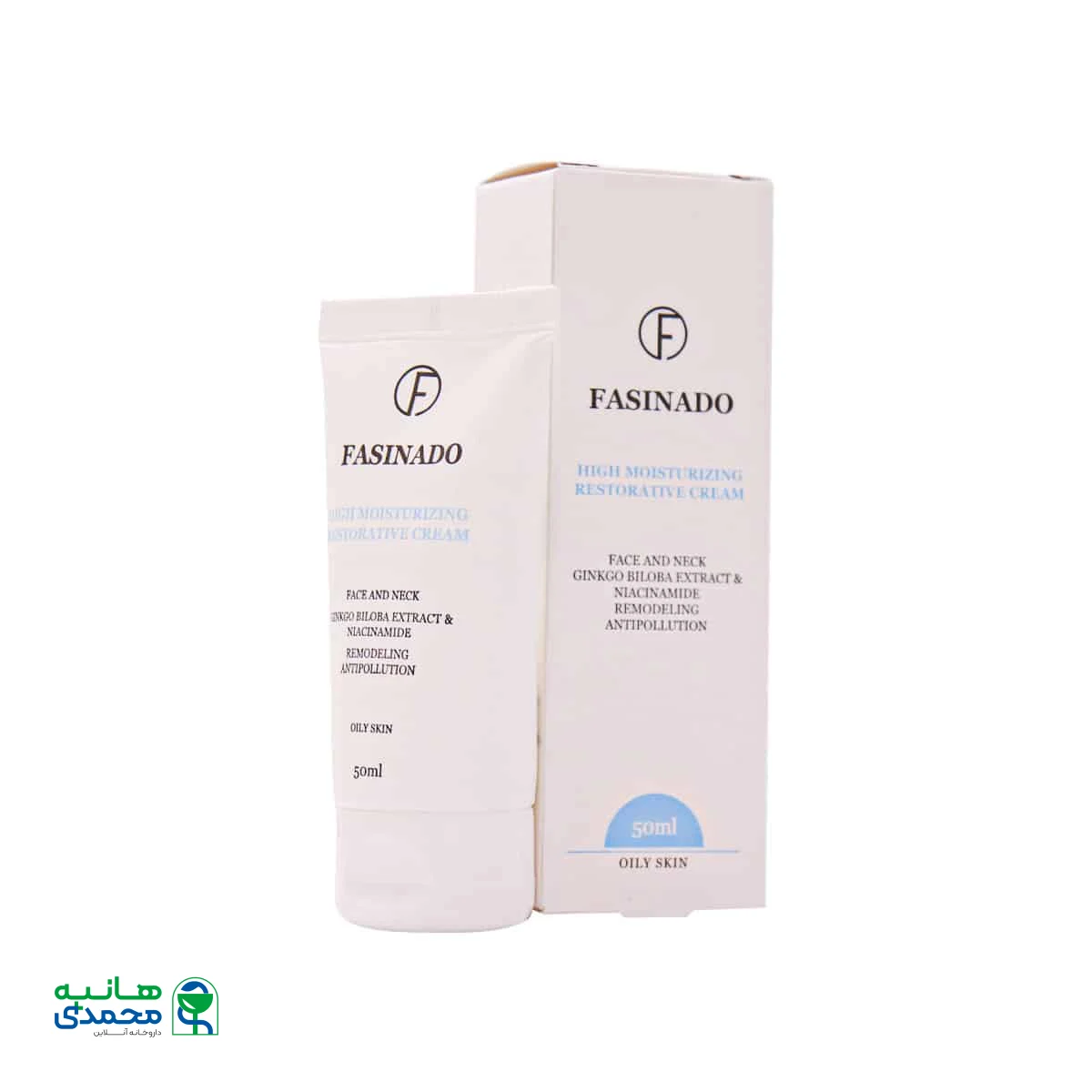 کرم مرطوب کننده و بازسازی پوست چرب فسینادو
