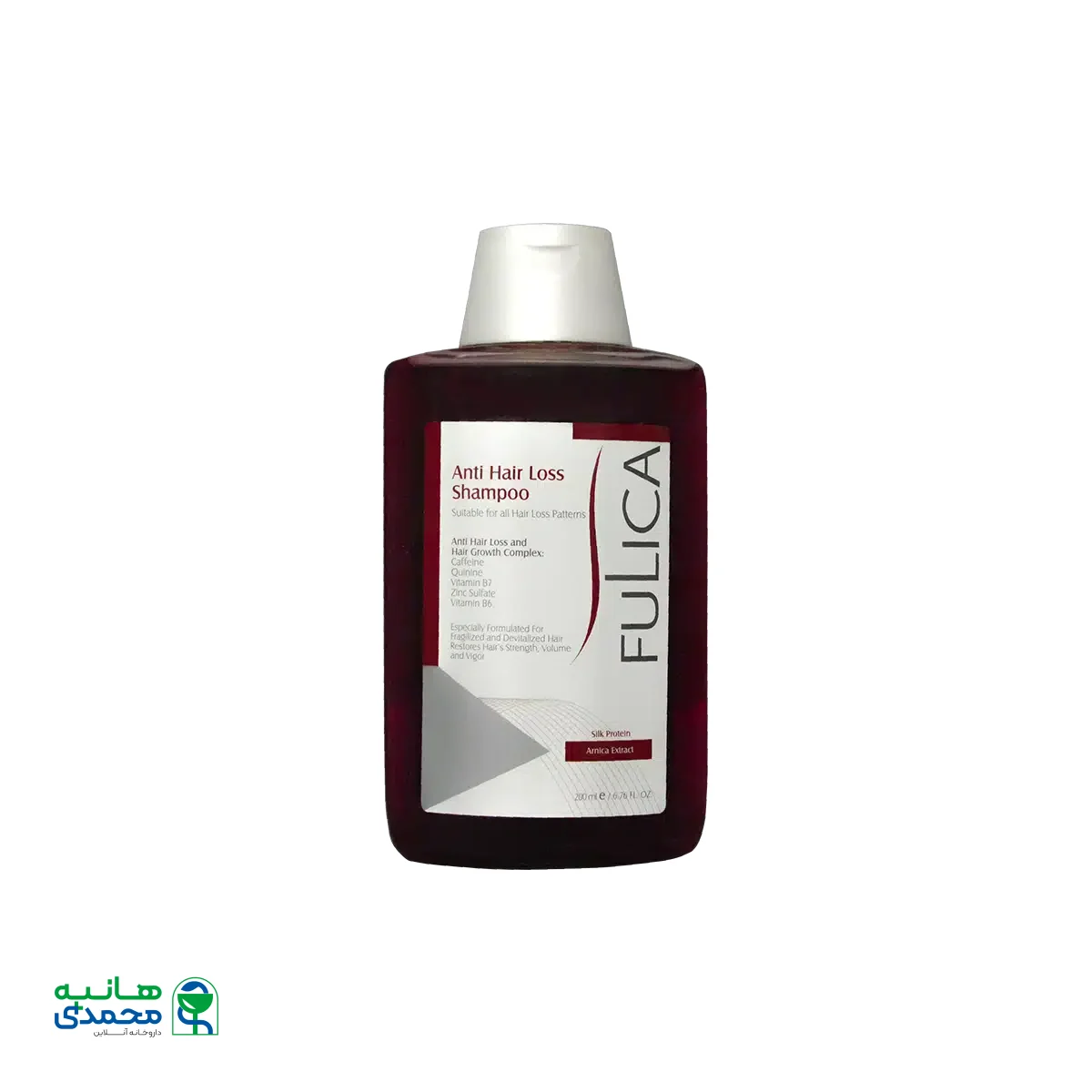 شامپو فولیکا ضد ریزش مناسب انواع مو ۲۰۰ میلی لیتر