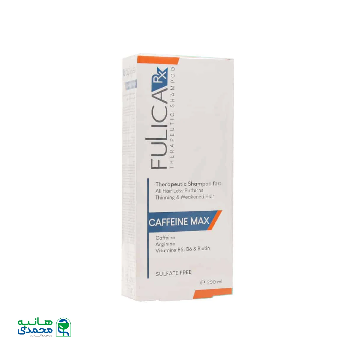 شامپو تقویت کننده و حجم دهنده کافئین مکس فولیکا آر ایکس