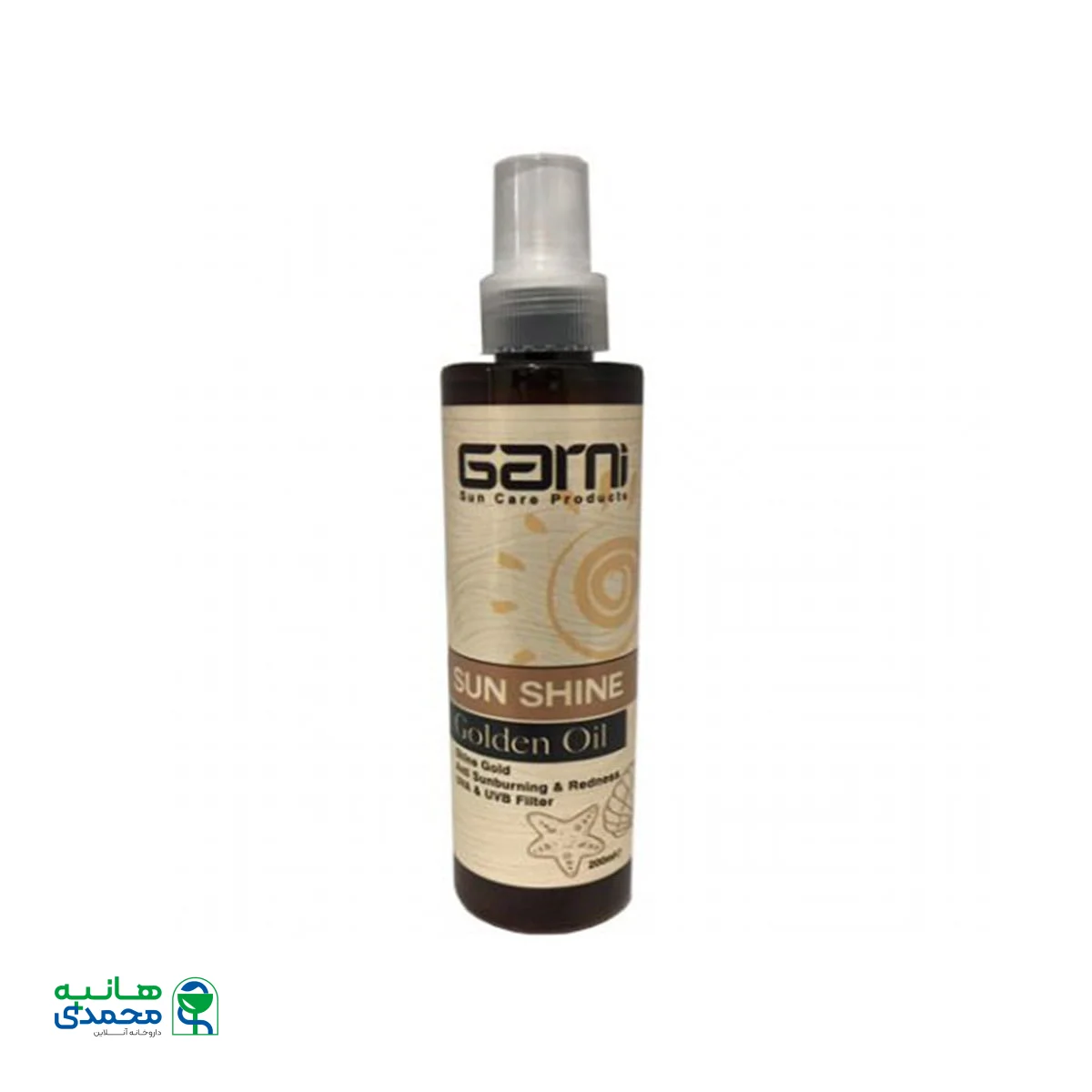 روغن برنزه شاین طلایی گارنی 200 میلی لیتر