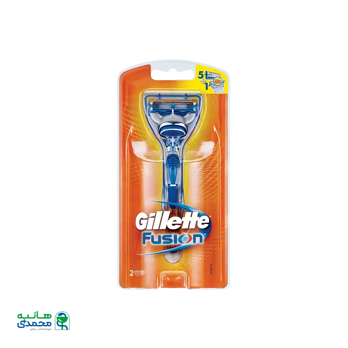 خود تراش ۱+۵ ژیلت به همراه تیغ یدک مدل Fusion