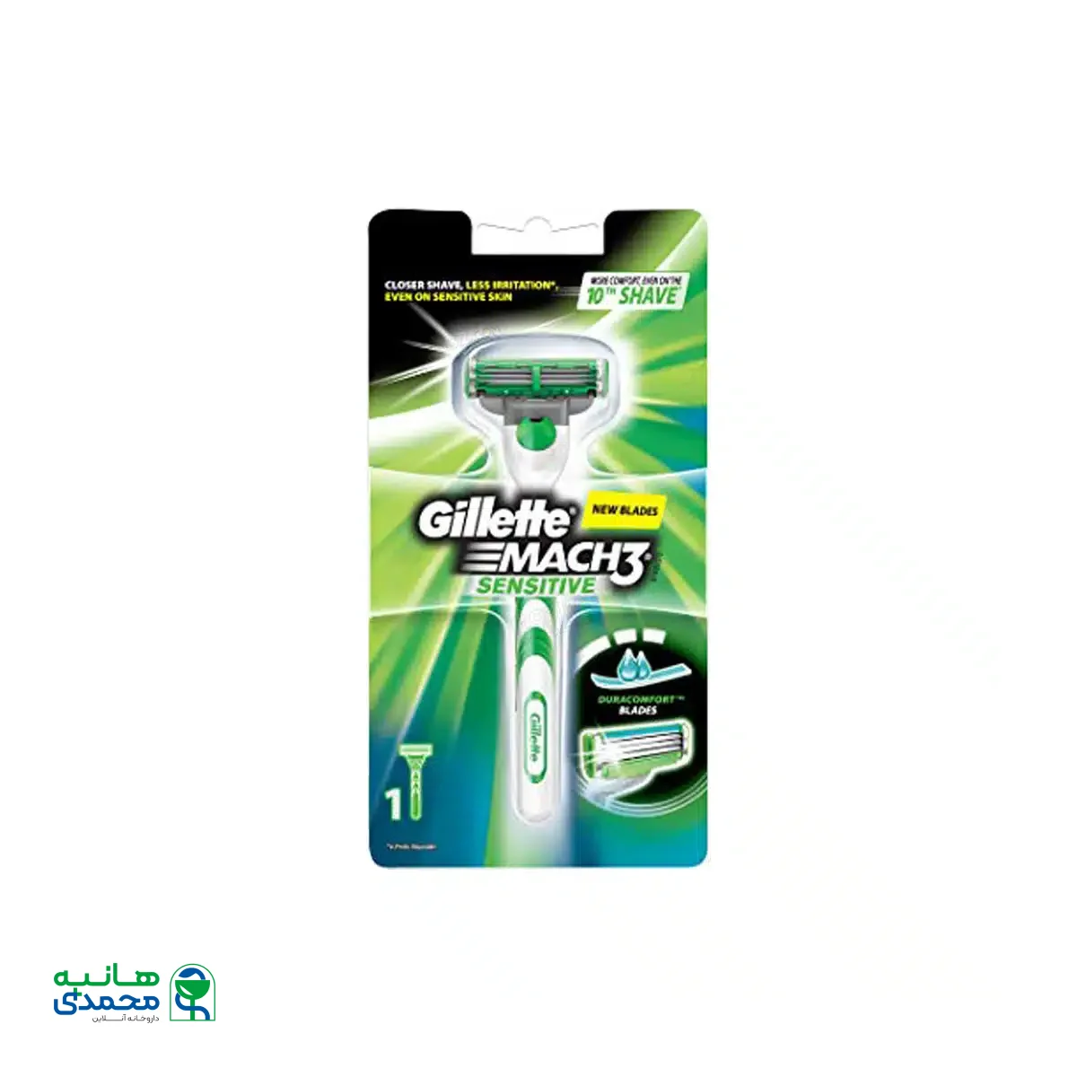 خودتراش ژیلت مدل Mach 3 sensitive