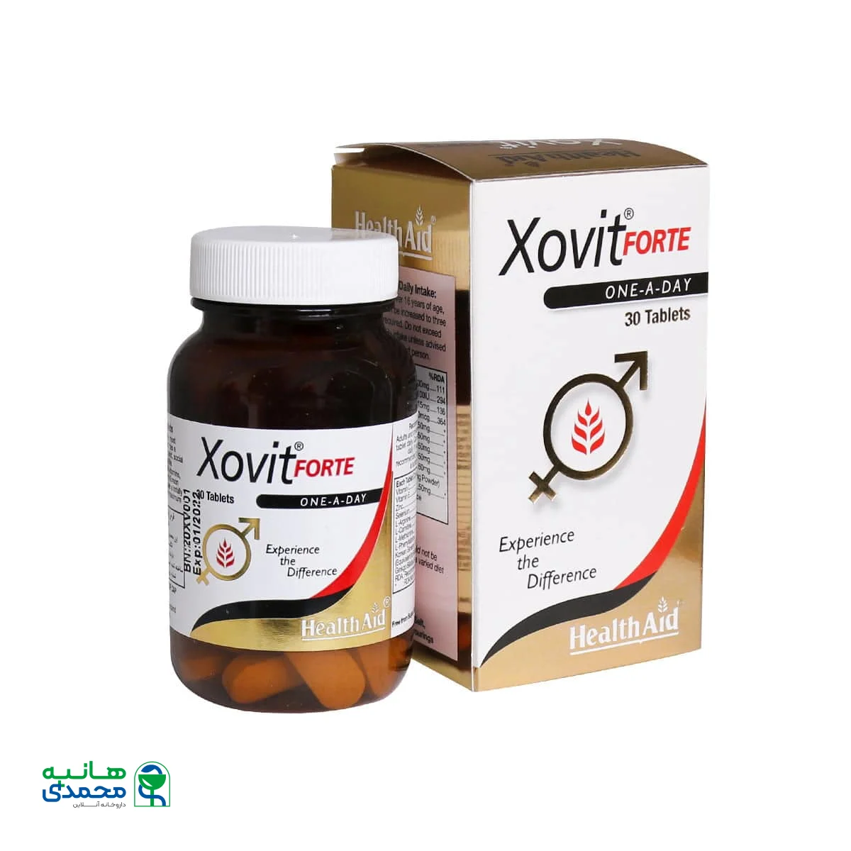 قرص ایکسوویت فورت هلث اید 30 عدد