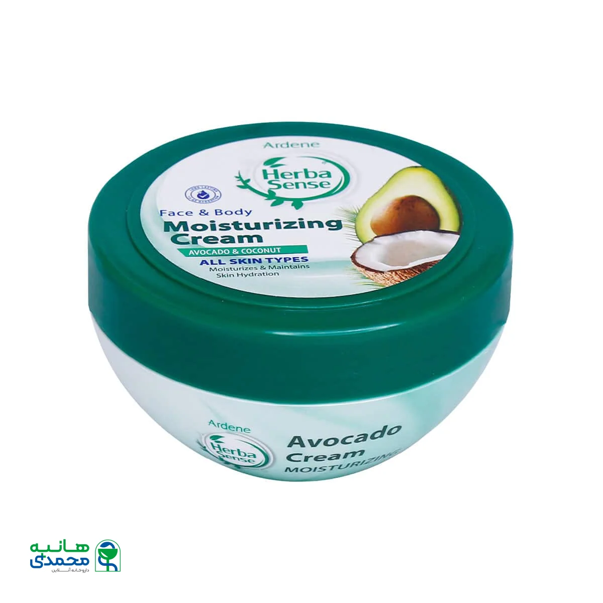 کرم مرطوب کننده نارگیل و آووکادو هرباسنس آردن 150 گرم