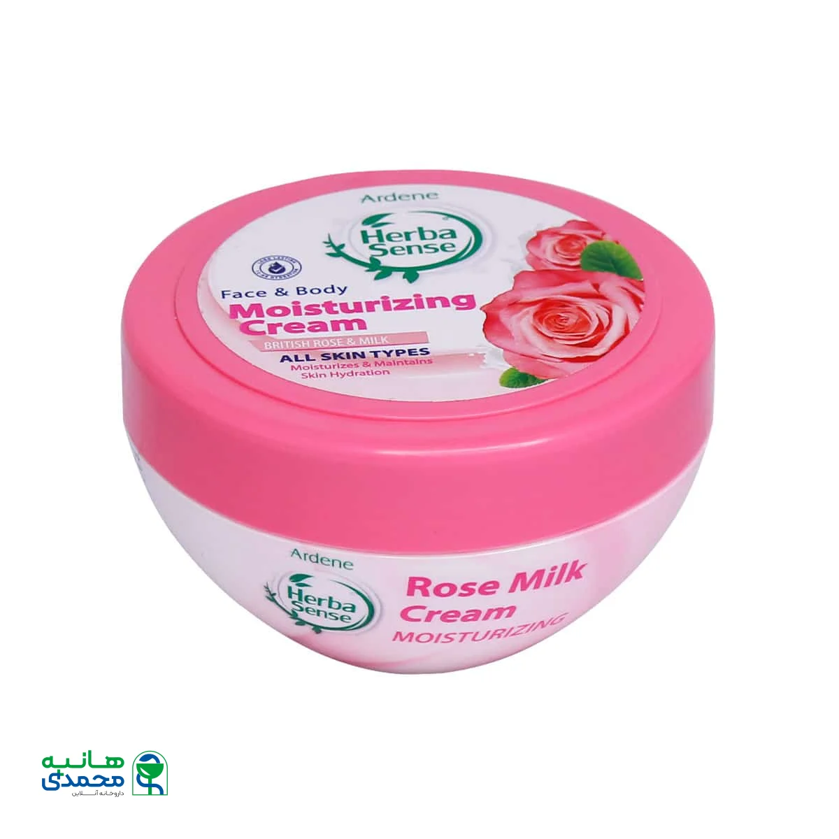 کرم مرطوب کننده رز و شیر هرباسنس آردن 150 گرم