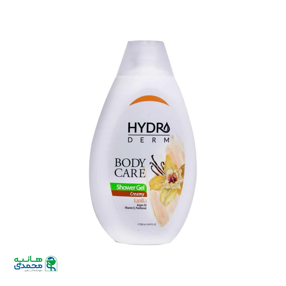 شامپو بدن کرمی هیدرودرم با رایحه وانیل