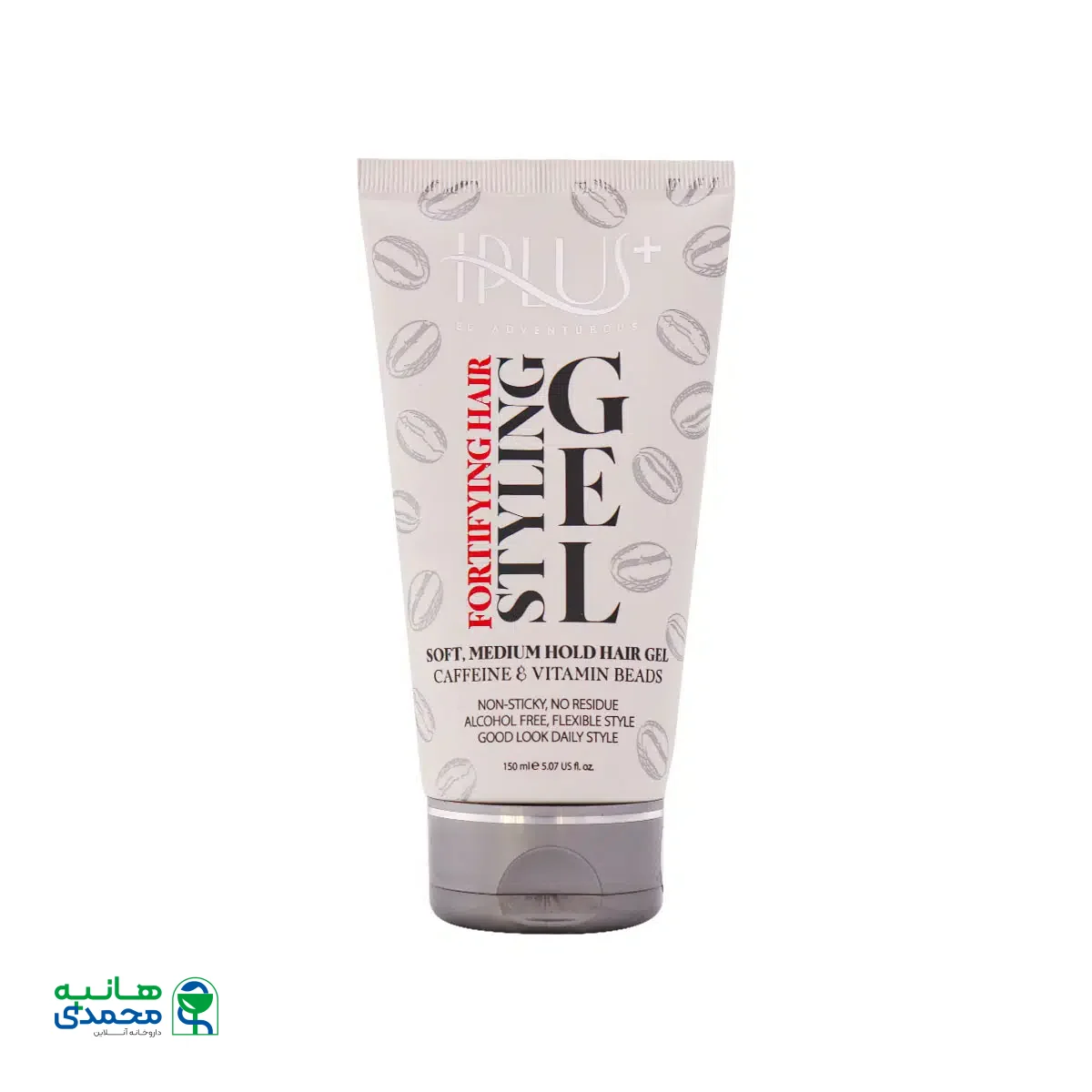 ژل حالت دهنده و تقویت کننده مو حاوی ویتامین و کافئین آی پلاس 150 میلی لیتر