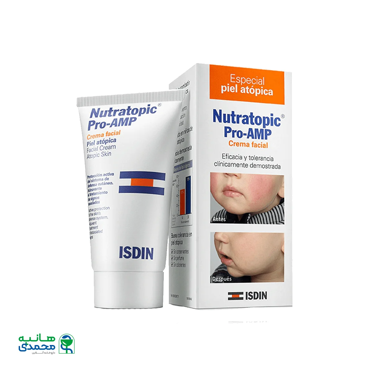 مرطوب کننده آتوپیک صورت ایزدین در گروه نوترآتوپیک ایزدین