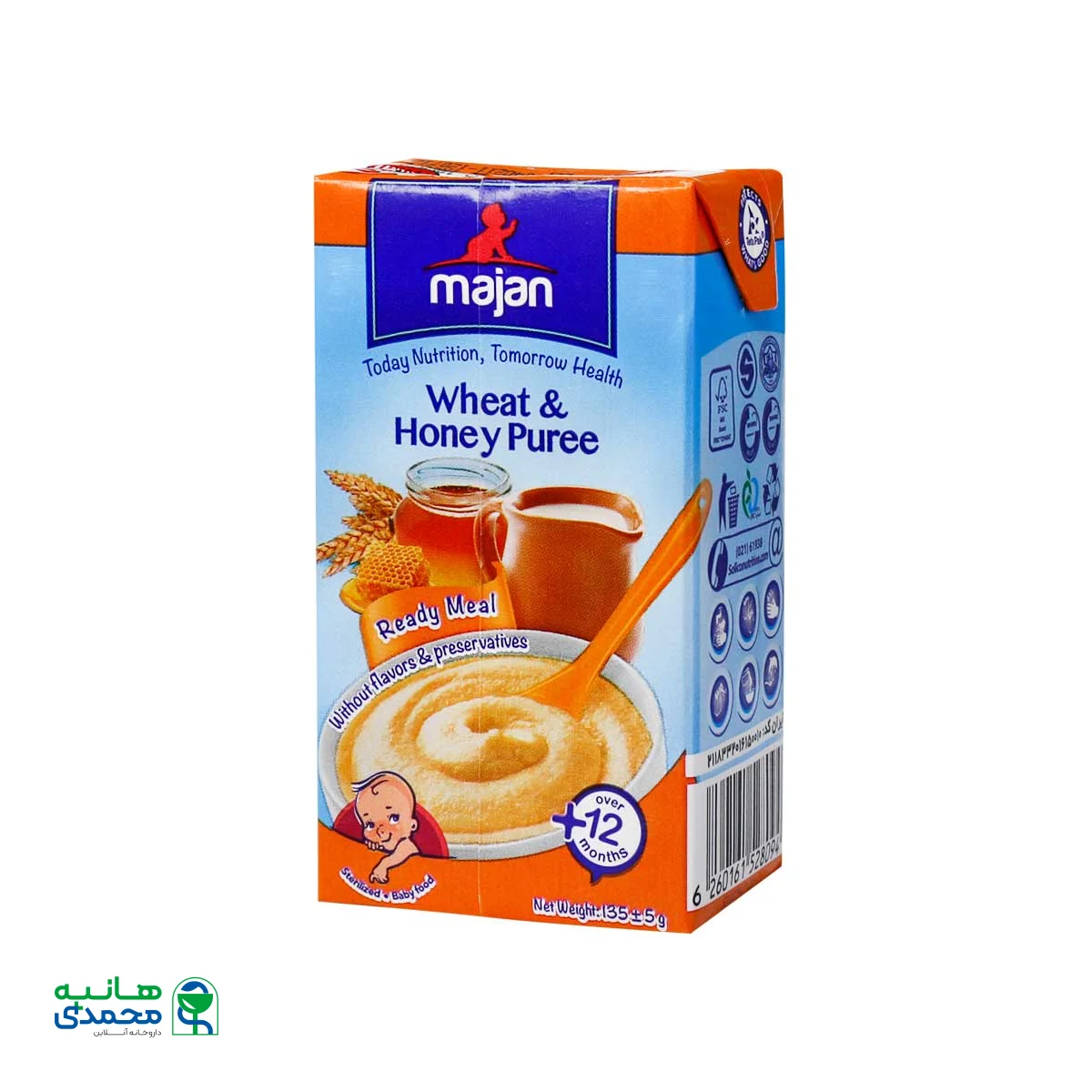 فرنی گندم و عسل ماجان