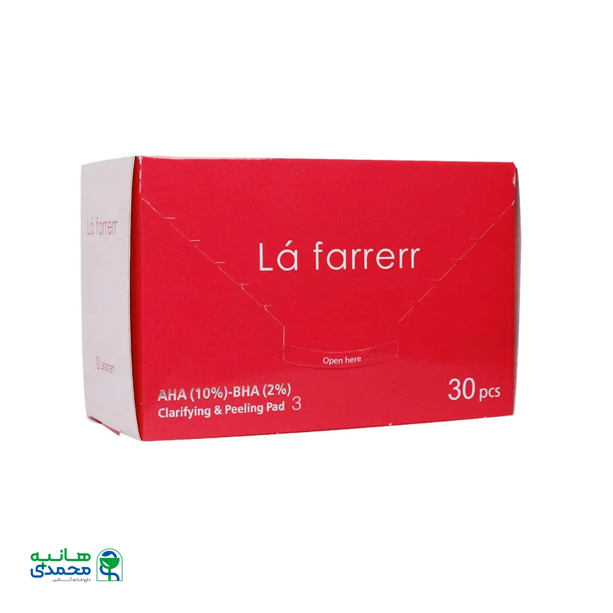 پد پاکسازی کننده و لایه بردار AHA 10 درصد لافارر