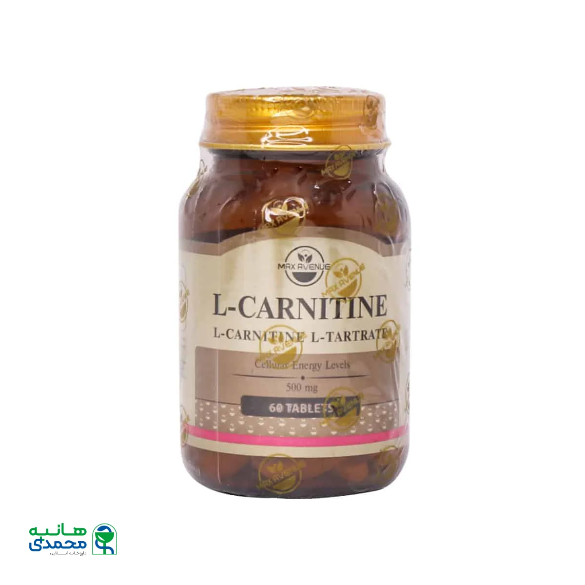 قرص ال کارنیتین ال تارترات 500 میلی گرم مکس اونیو