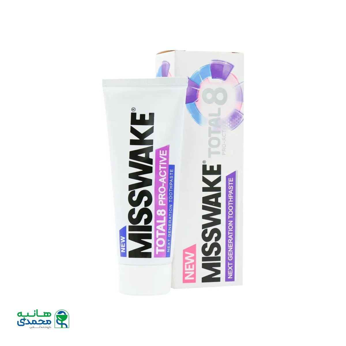 خمیر دندان توتال 8 پرو اکتیو میسویک