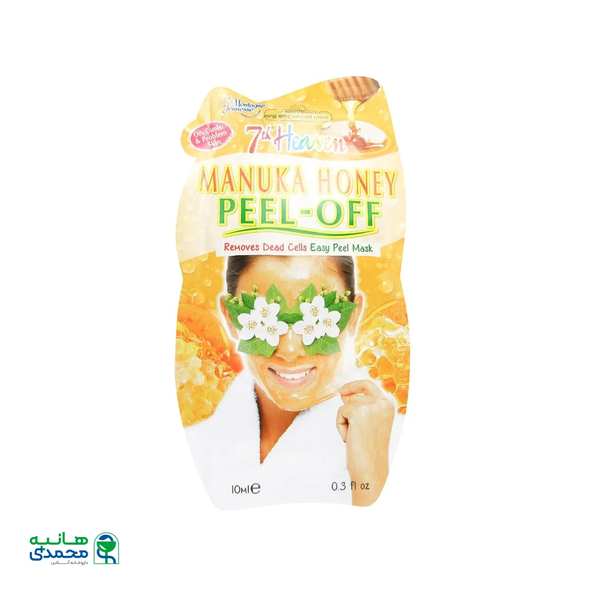 ماسک لایه ای عسل مانوکا مونته ژنه سری 7th Heaven حجم 10 میلی لیتر