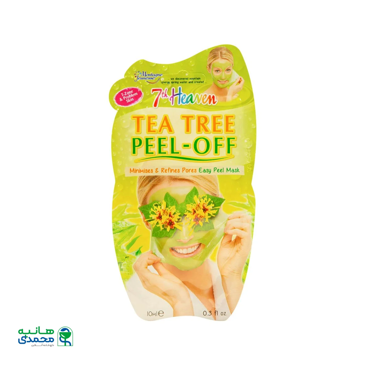 ماسک لایه ای درخت چای مونته ژنه سری 7th Heaven حجم 10 میلی لیتر