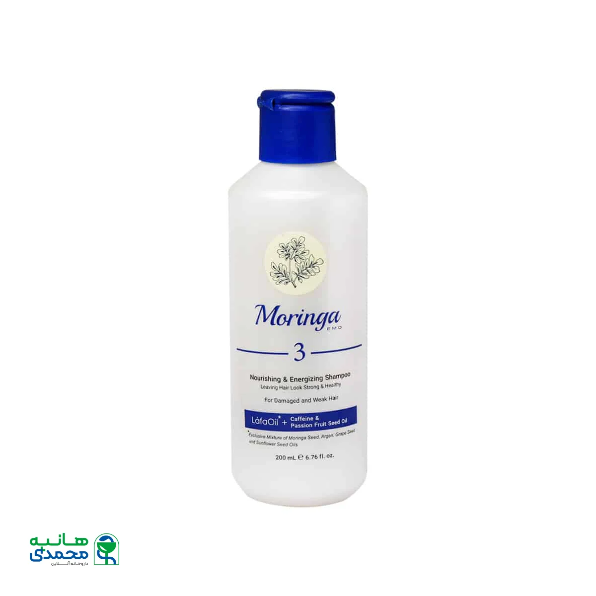 شامپو مغذی و انرژی بخش 3 مورینگا امو