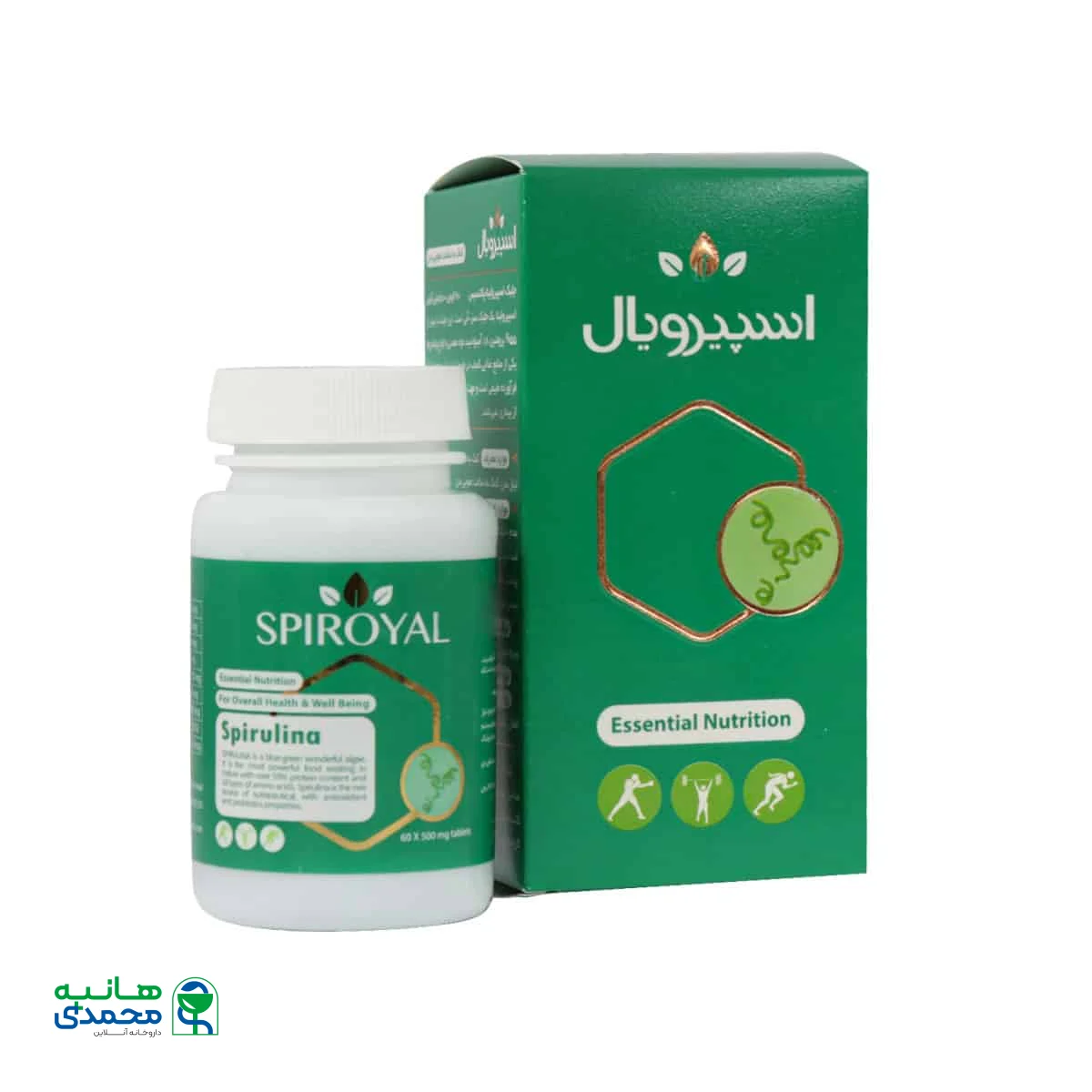 قرص جلبک اسپیرویال ماستر فوده 60 عدد