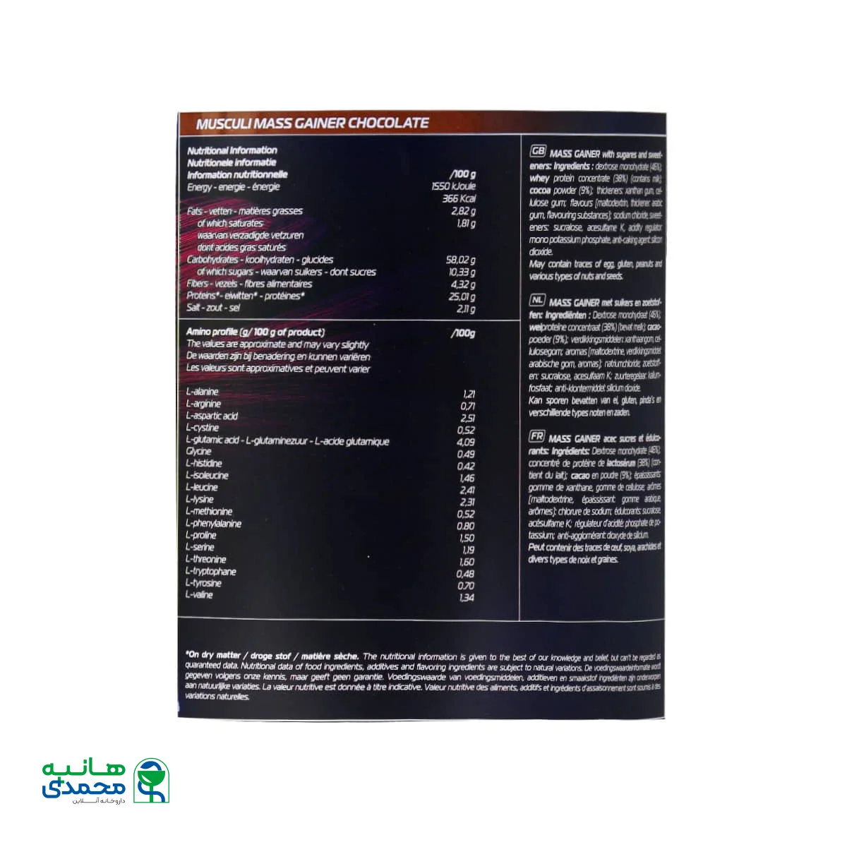 پودر مس گینر ماسکالی