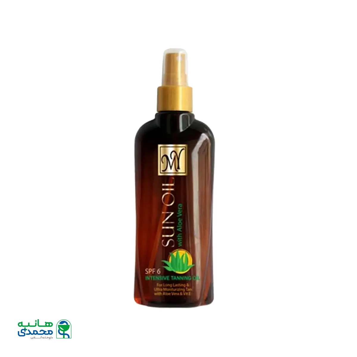 روغن آفتاب حاوی عصاره آلوئه ورا مای دارای SPF 6 با حجم ۲۰۰ میلی لیتر