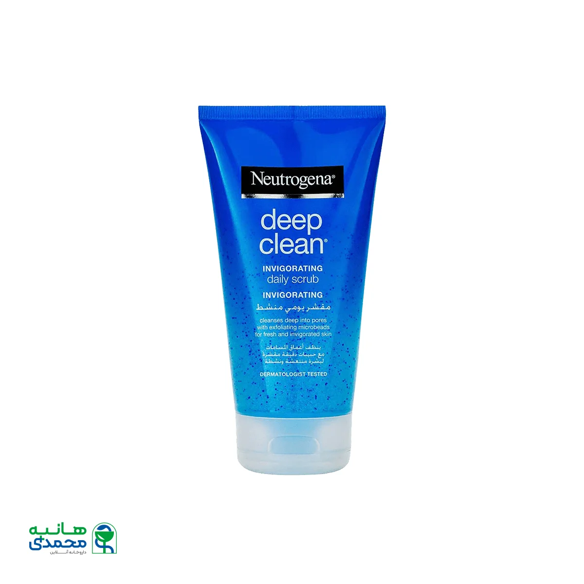 اسکراب تقویتی روزانه نوتروژینا مدل دیپ کلین ۱۵۰ میلی لیتر
