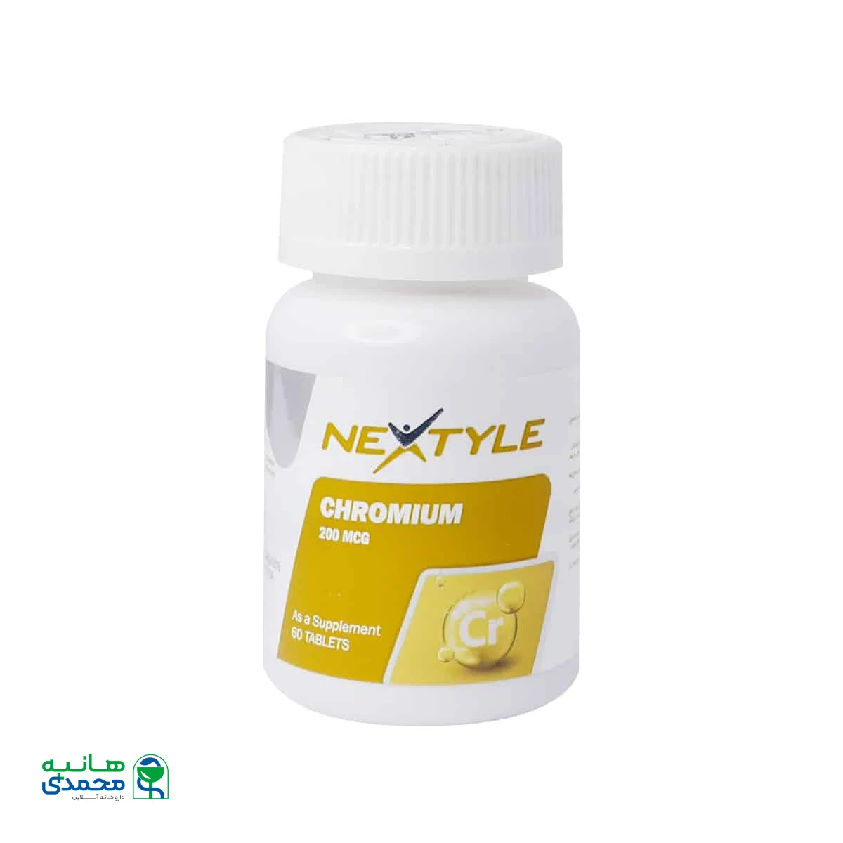 قرص کروم 200 میکروگرم نکستایل 60 عدد