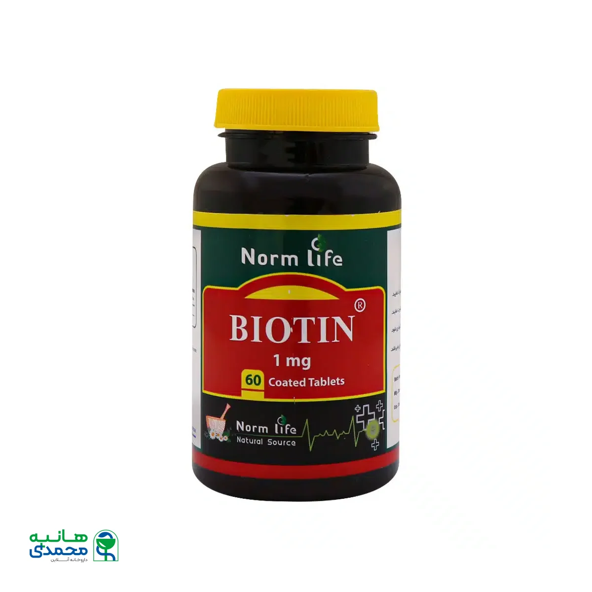 قرص بیوتین 1 میلی گرم نورم لایف 60 عدد
