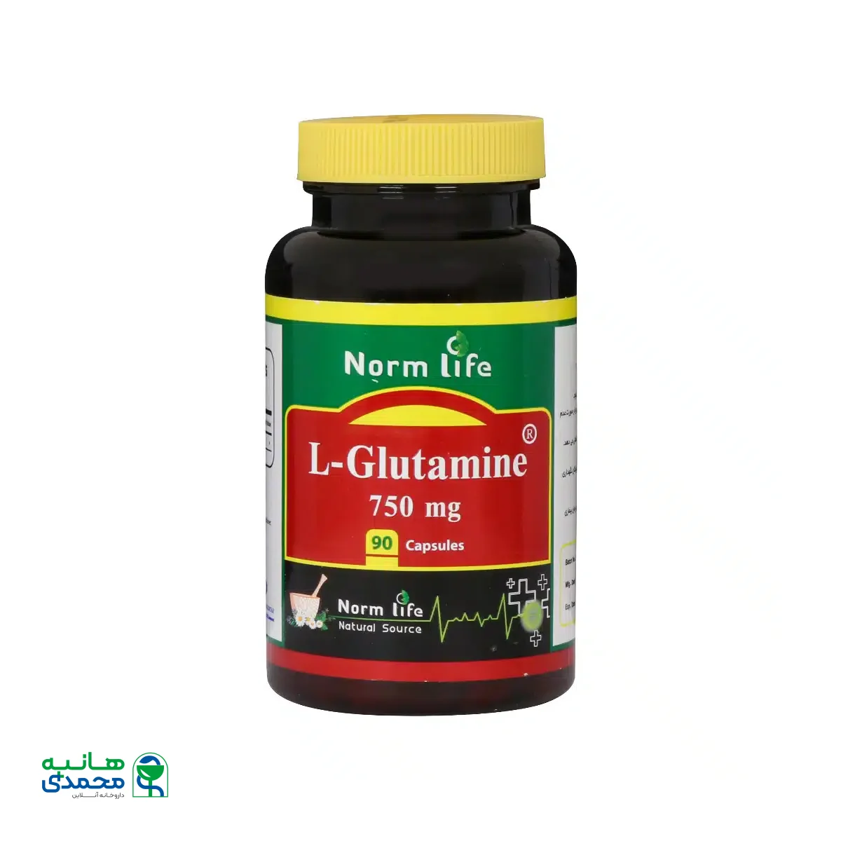 کپسول ال گلوتامین 750 میلی گرم نورم لایف 90 عدد