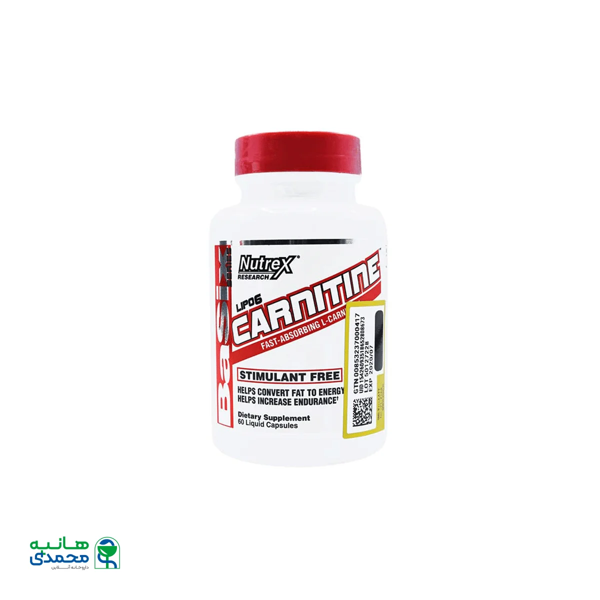 سافت ژل لیپو ۶ کارنیتین نوترکس 60 عدد