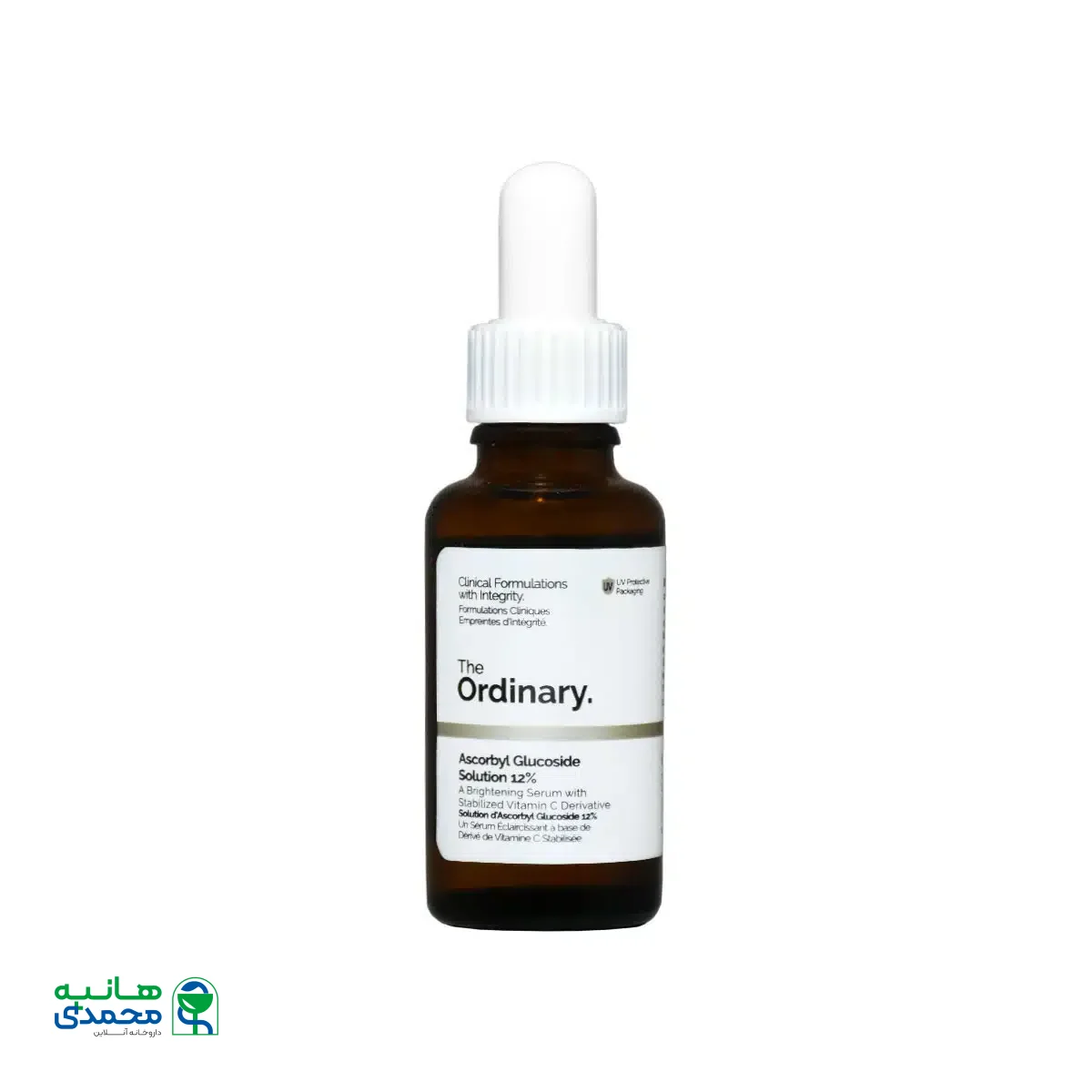 سرم ضد لک ویتامین C آسکوربیل گلوکوزاید 12 درصد اوردینری 30 میلی لیتر