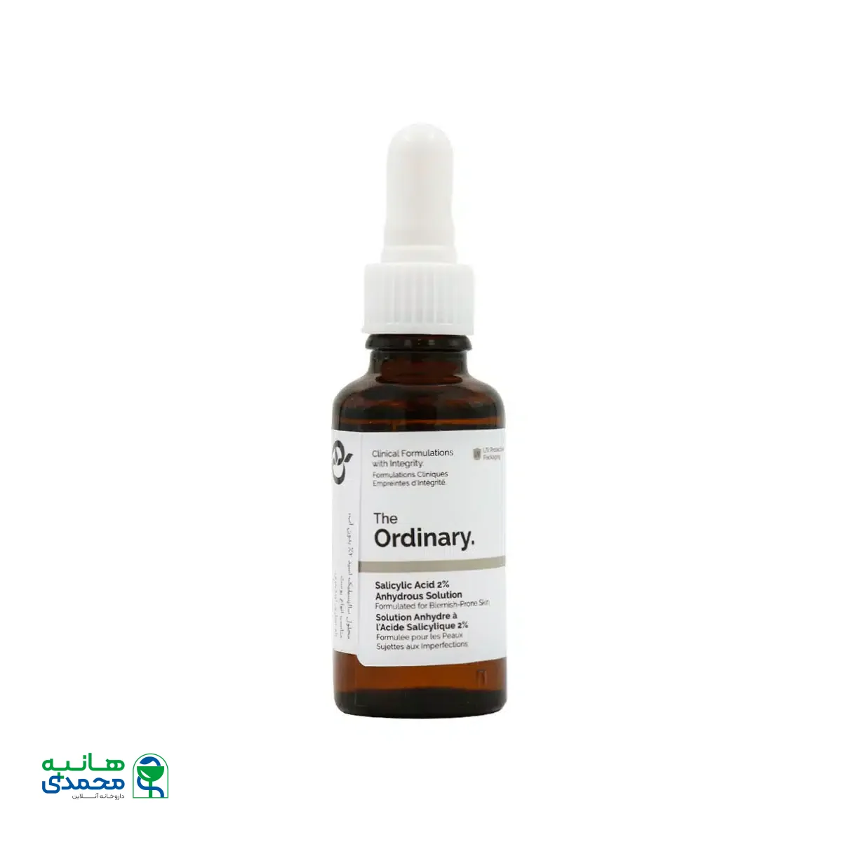 محلول سالیسیلیک اسید 2 درصد بدون آب اوردینری 30 میلی لیتر