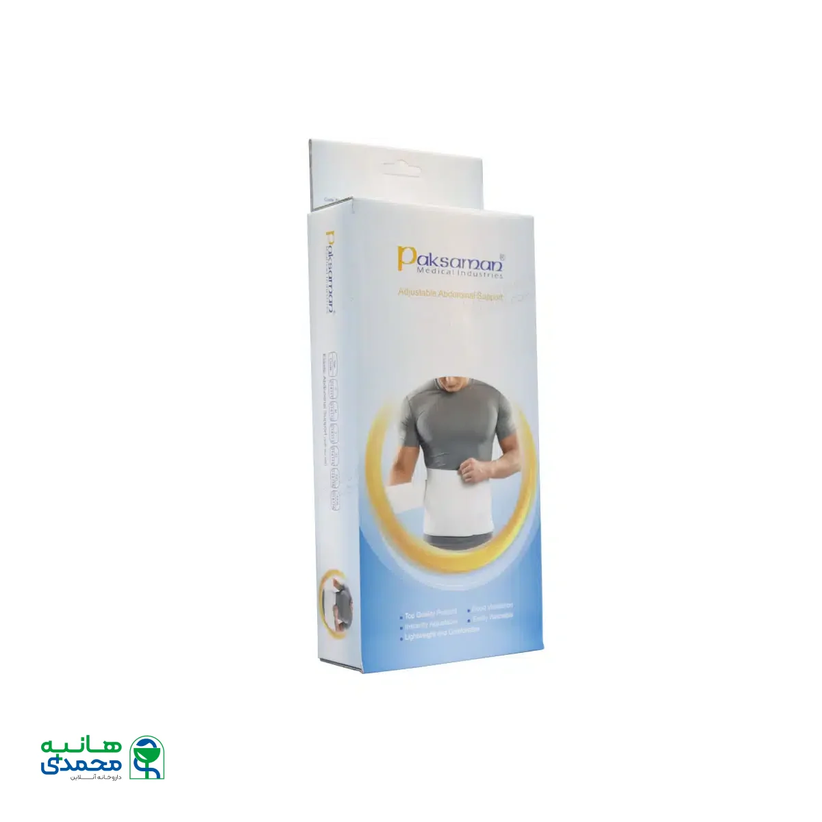 شکم بند تمام کش قابل تنظیم پاک سمن کد 014