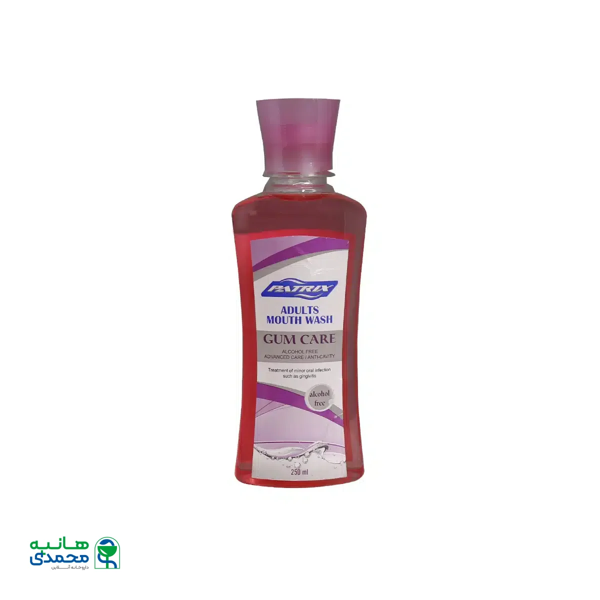 مایع دهانشویه پاتریکس فاقد الکل 250 گرم