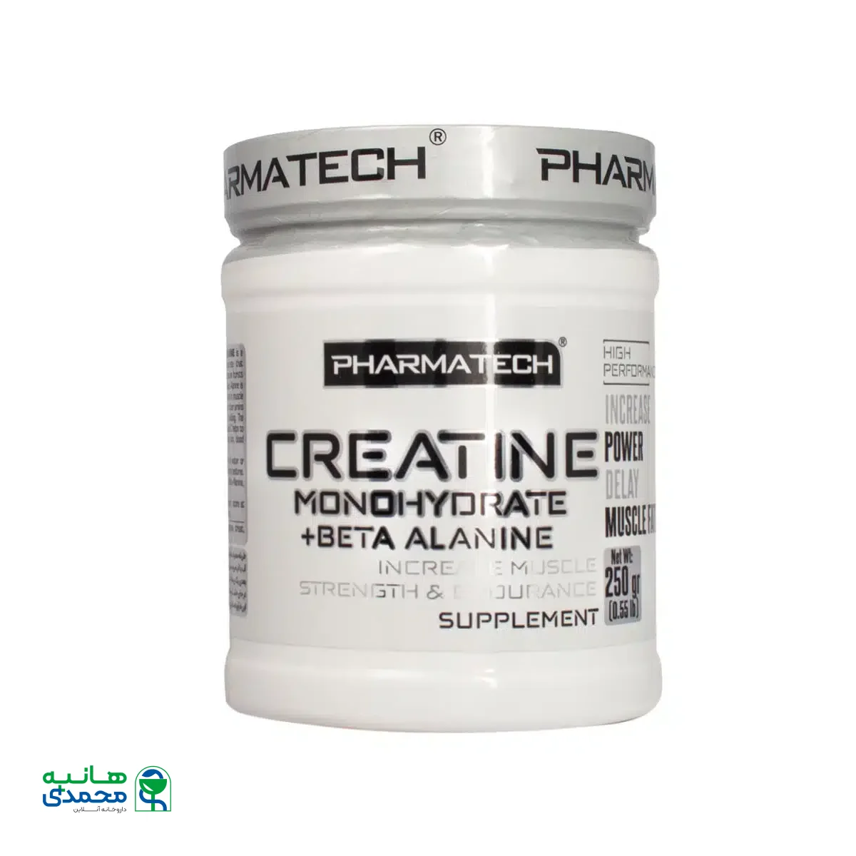 پودر کراتین مونوهیدرات فارماتک 250 گرم