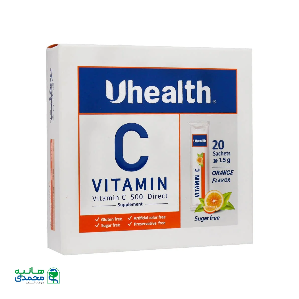 ساشه ویتامین C 500 میلی گرم یوهلث فارمد سلامت سینا