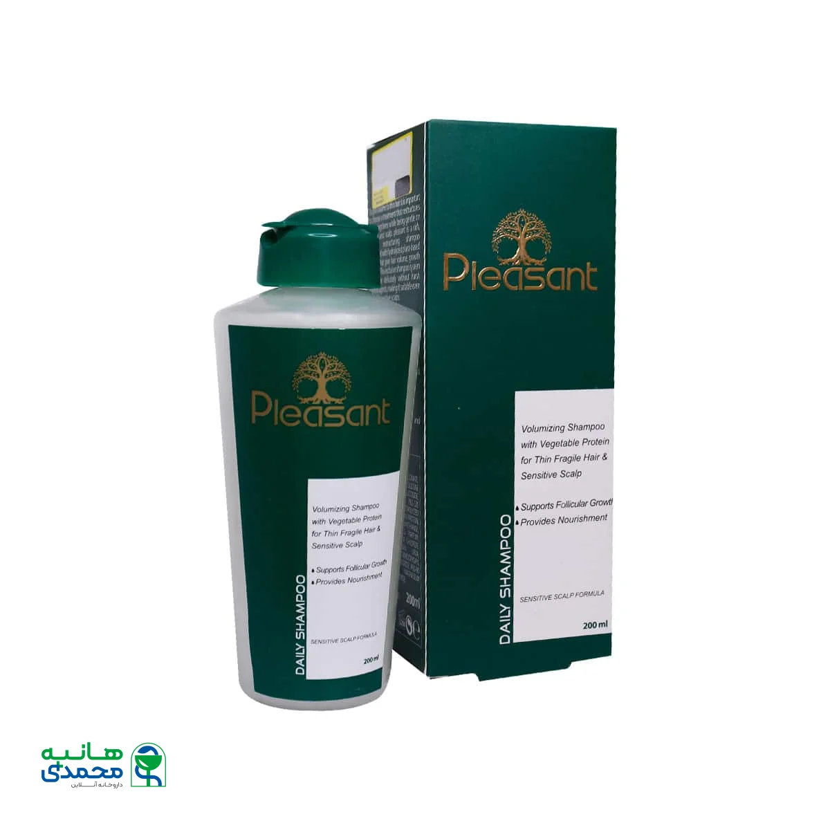 شامپو تقویتی روزانه حاوی پروتئین گندم پلزنت