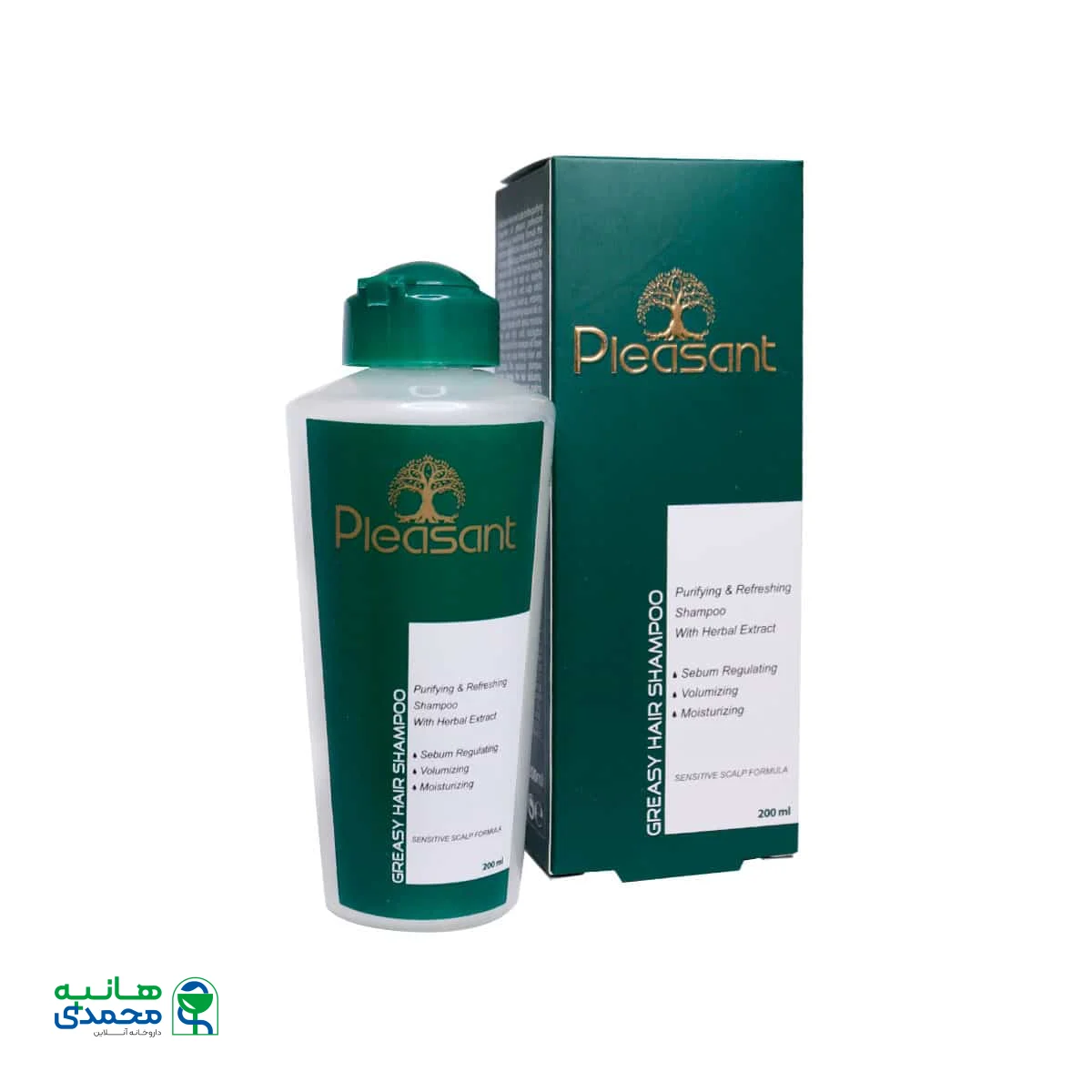 شامپو موهای چرب پلزنت