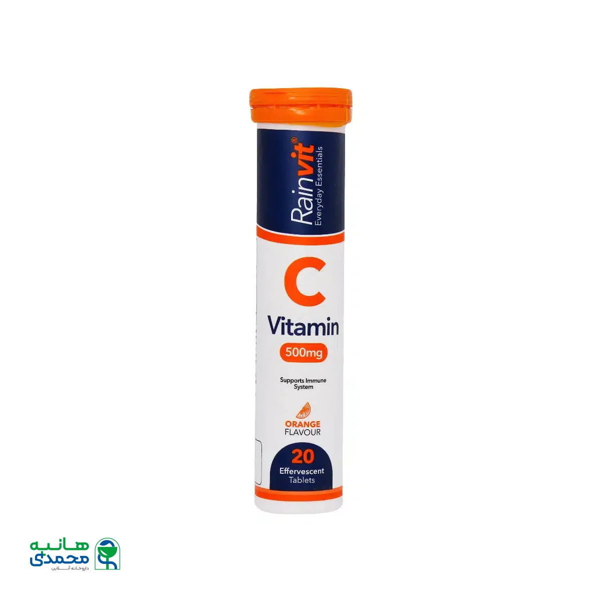 قرص جوشان ویتامین C 500 میلی گرم رین ویت 20 عدد