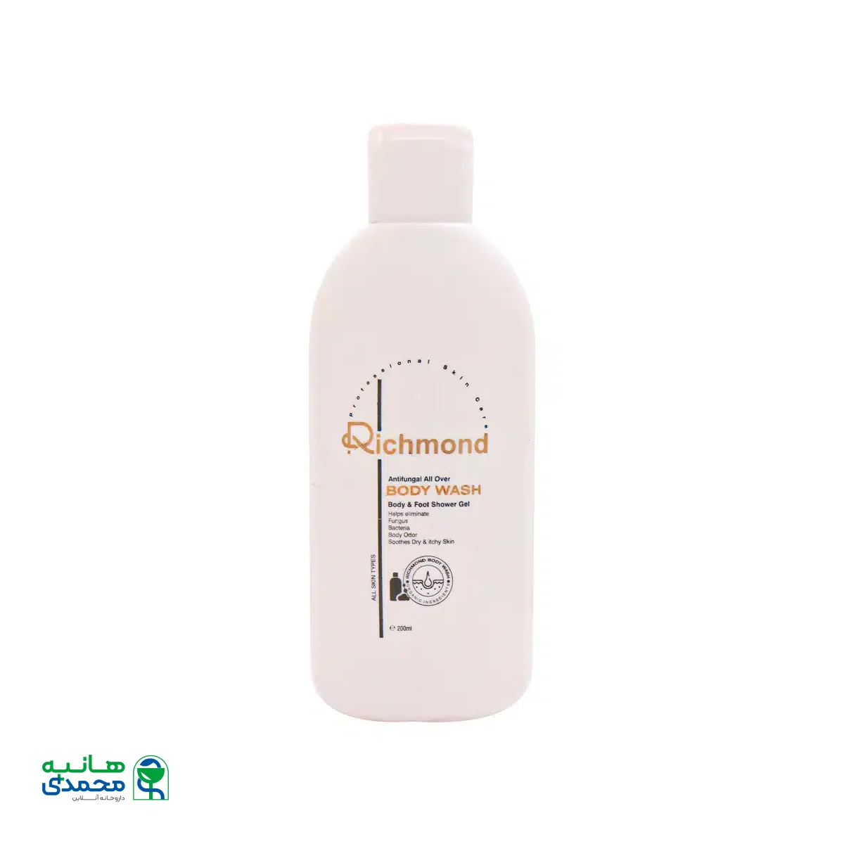 شامپو بدن ضد قارچ ریچموند 200 میلی لیتر