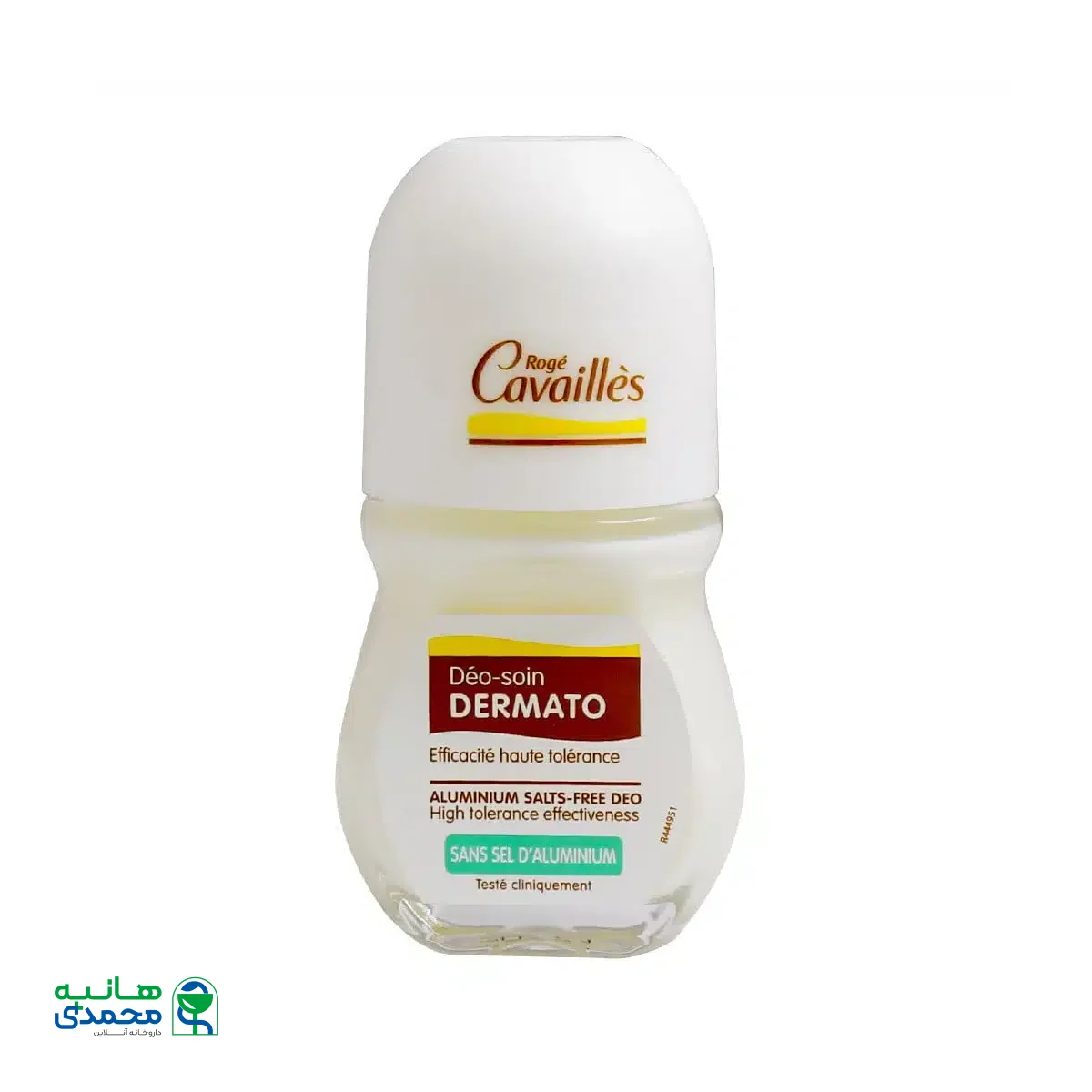 رول ضد تعریق زنانه درماتو روژه کاوایس فاقد آلومینیوم 50 میلی لیتر