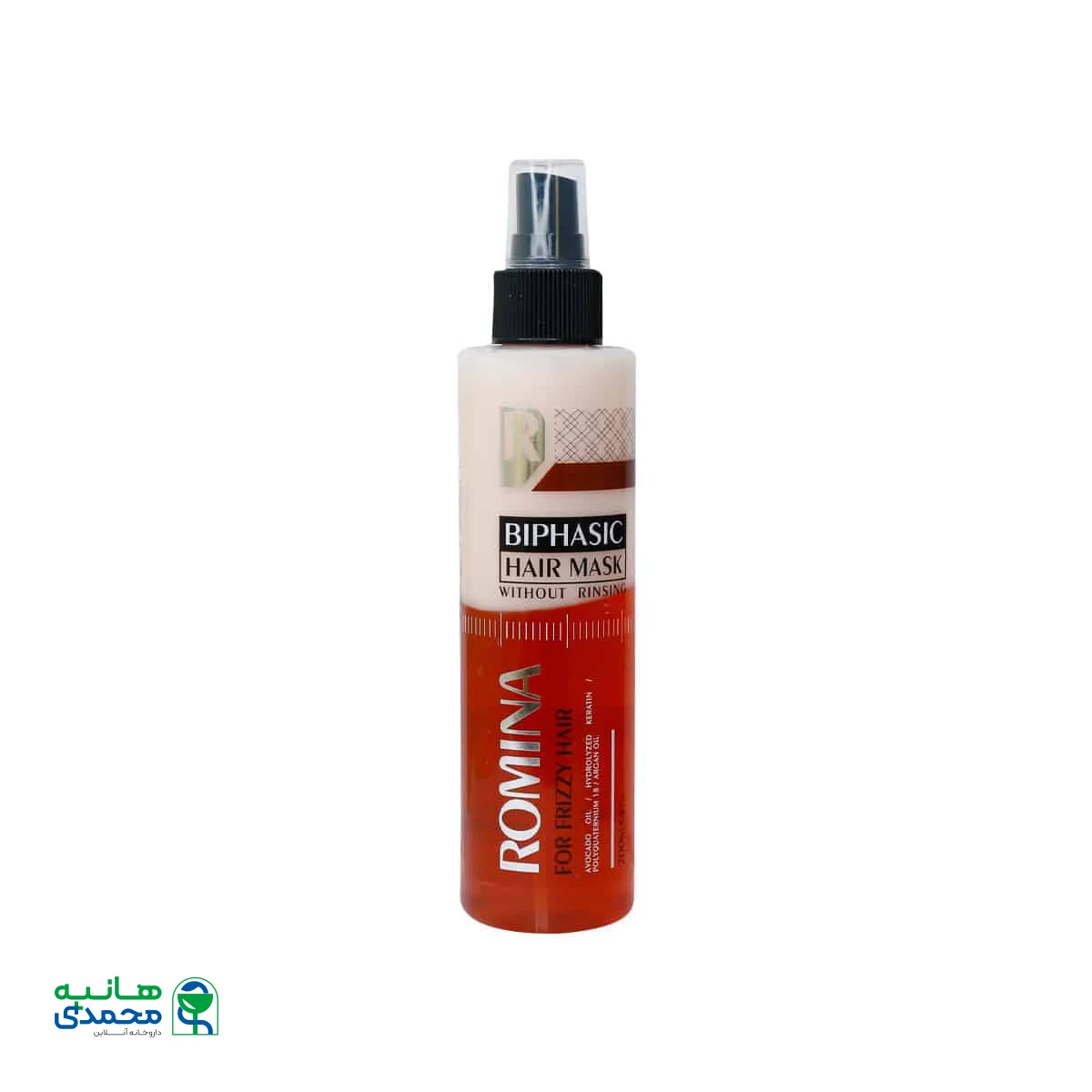 اسپری دوفاز کراتینه موهای وز دار رومینا