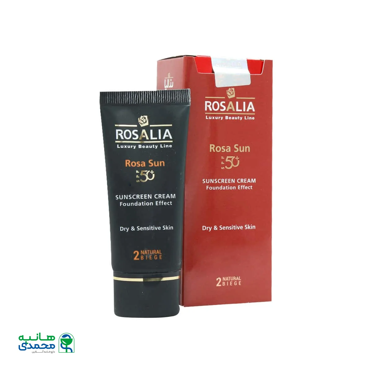 کرم ضد آفتاب SPF50 پوست خشک رزا سان رزالیا