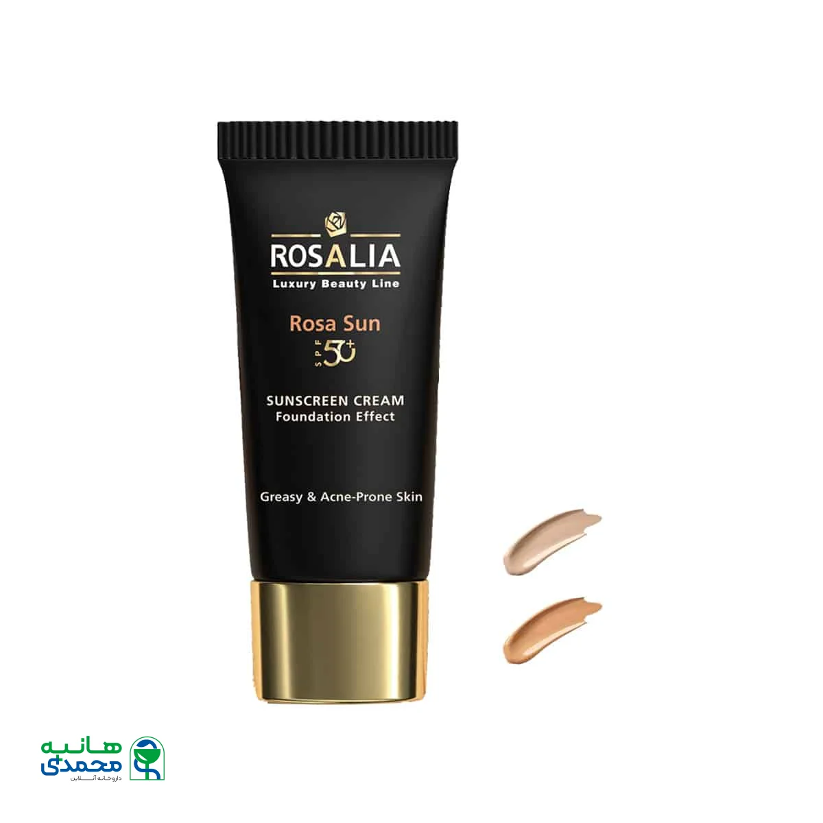 کرم ضد آفتاب SPF50 پوست چرب رزاسان رزالیا