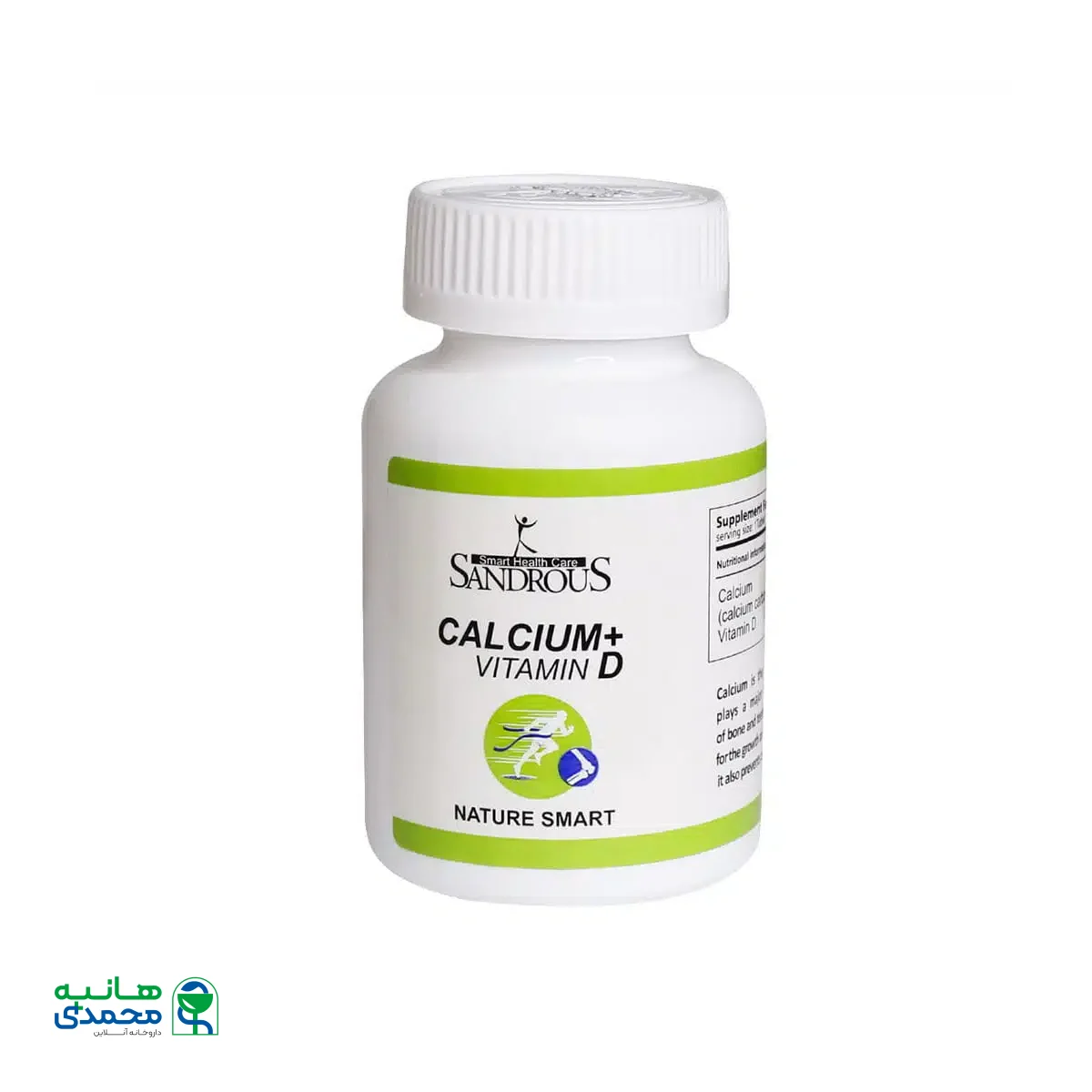 قرص کلسیم و ویتامین D سندروس 60 عدد