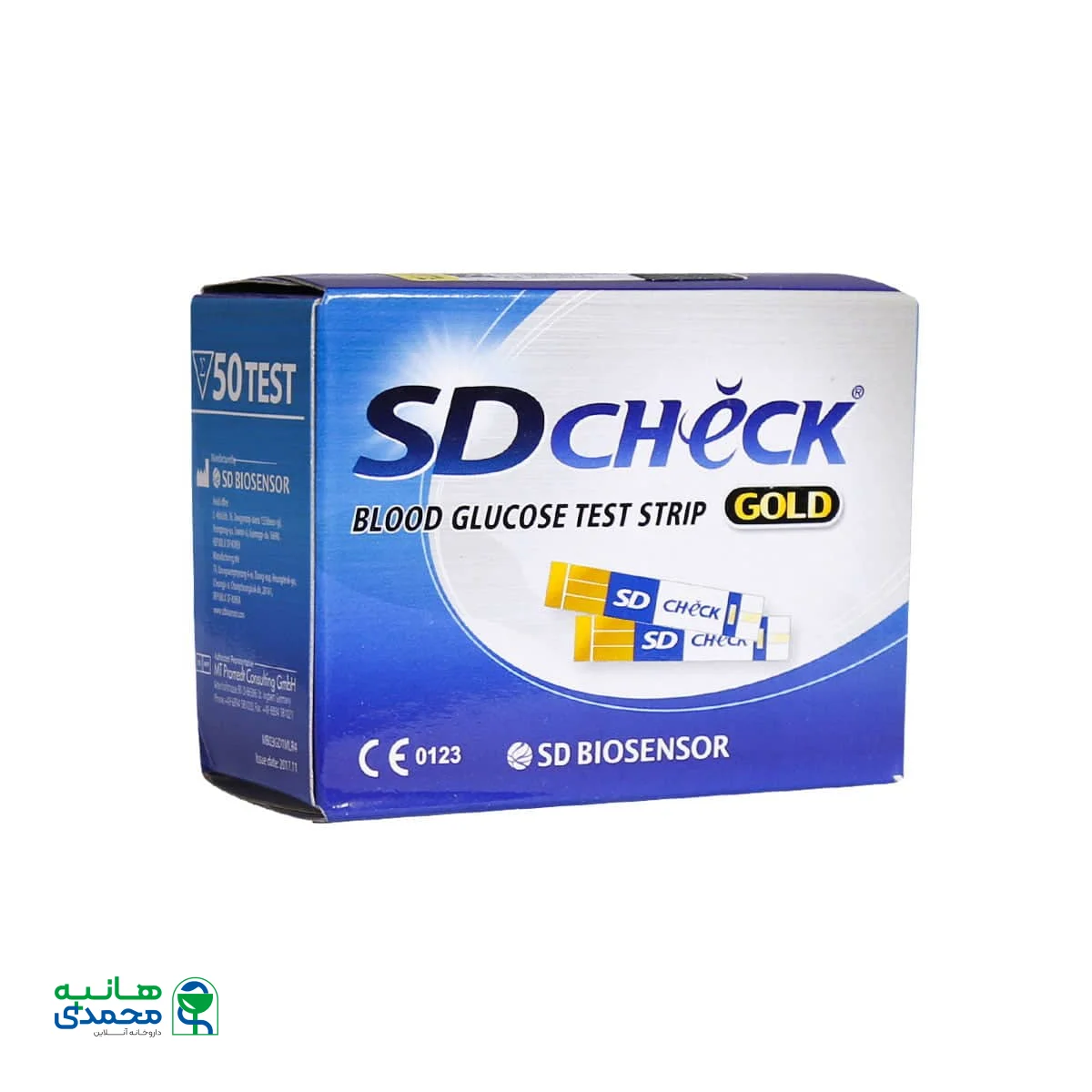 نوار تست قند خون اس دی چک مدل Gold