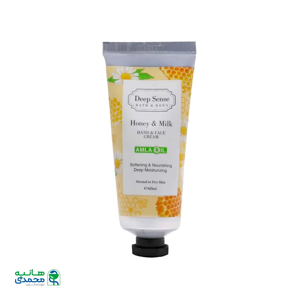 کرم مرطوب کننده دست و صورت شیر و عسل دیپ سنس سی گل