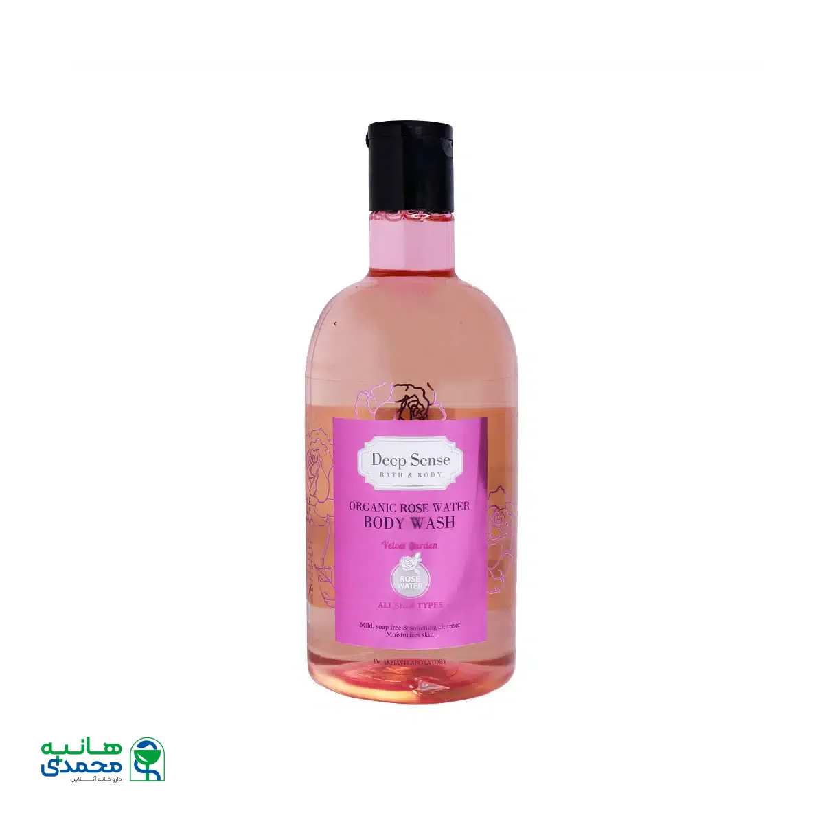 شامپو بدن گلاب دیپ سنس سی گل مناسب انواع پوست 400 میلی لیتر